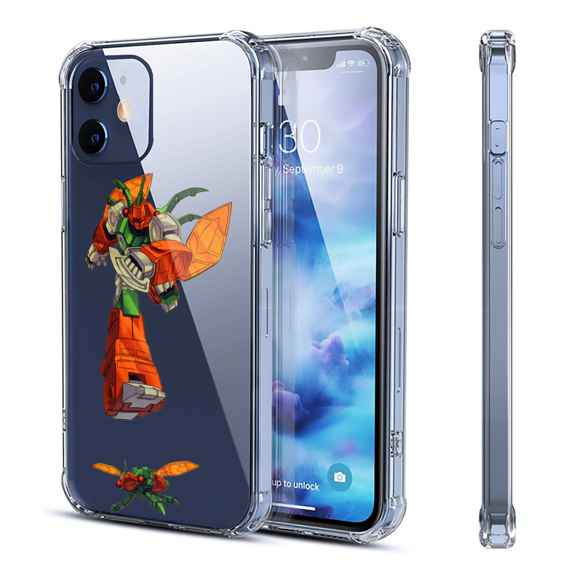 （画像用）  【iPhone 12シリーズ対応】透明スマホケース（クリアソフトケース）